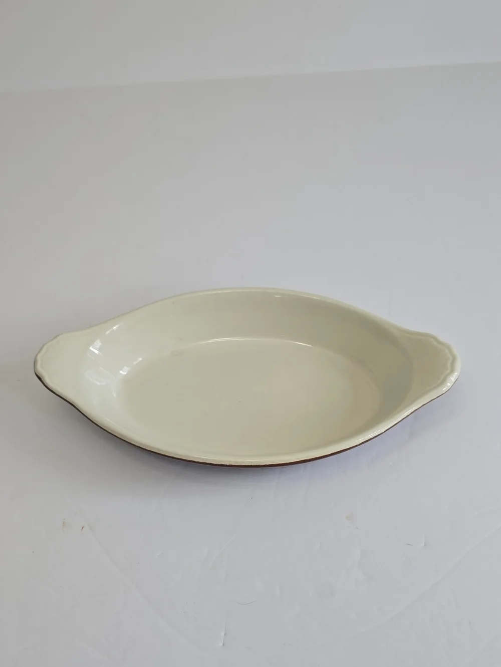 Vintage Set Of 2 Hall 529 & 521 Oval Au Gratin Casserole Dish USA Brown Green